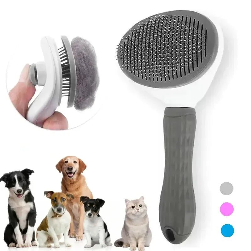 Self-Cleaning Pet Grooming Brush | Dogs & Cats - PawfectCo