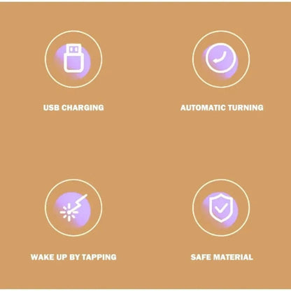 Silicone Smart Cat Toy Automatic Fast Rolling Cat Teasing Ball Toy with Faux Tail USB Rechargeable Self Moving Balls Toy - PawfectCo