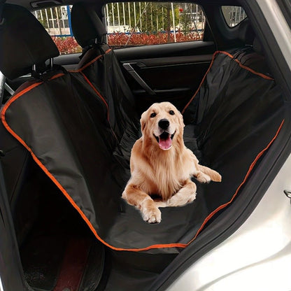 Waterproof Dog Back Seat Cover with Center Zipper - PawfectCo